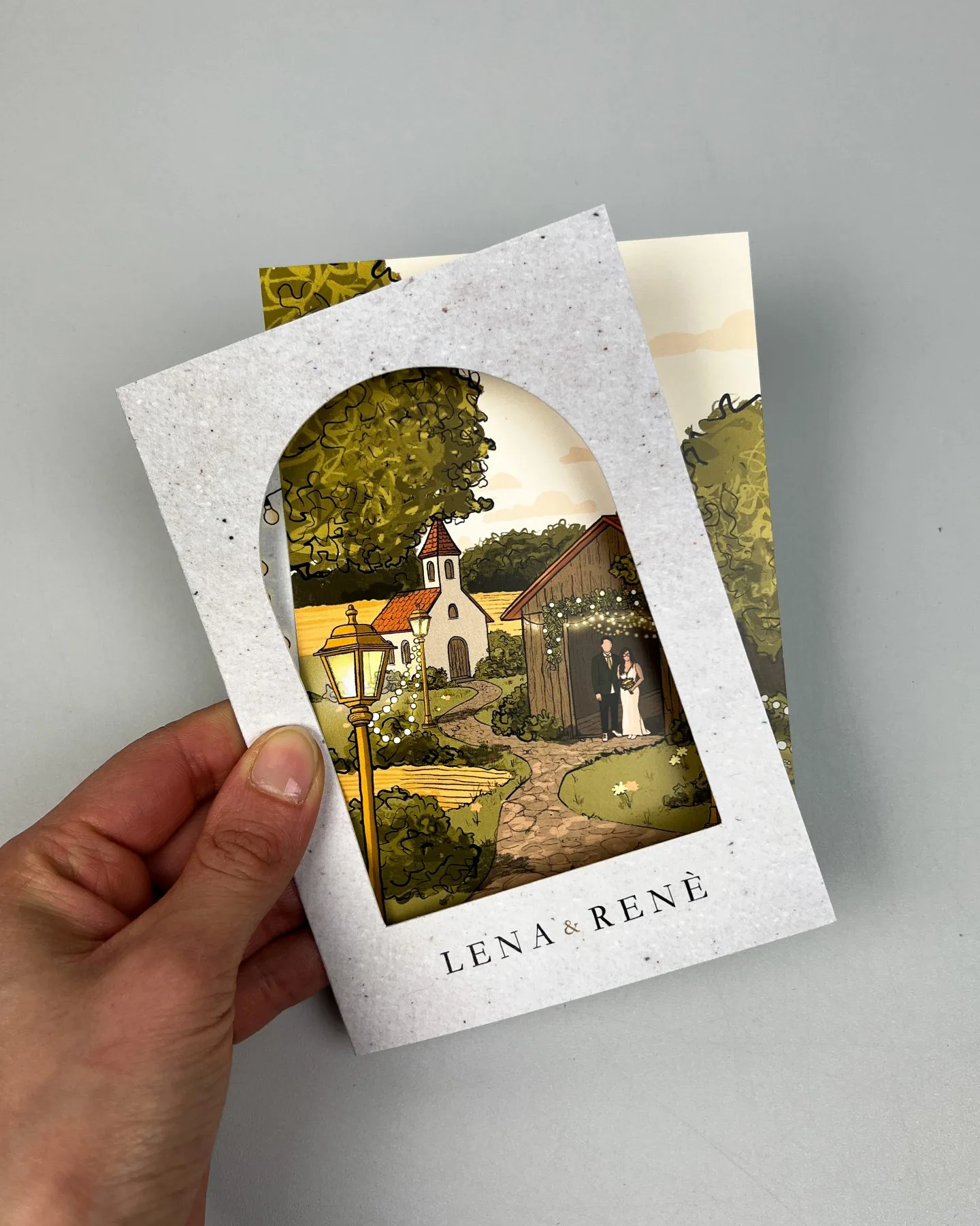 Eine einzigartige Perspektive auf Hochzeitseinladungen