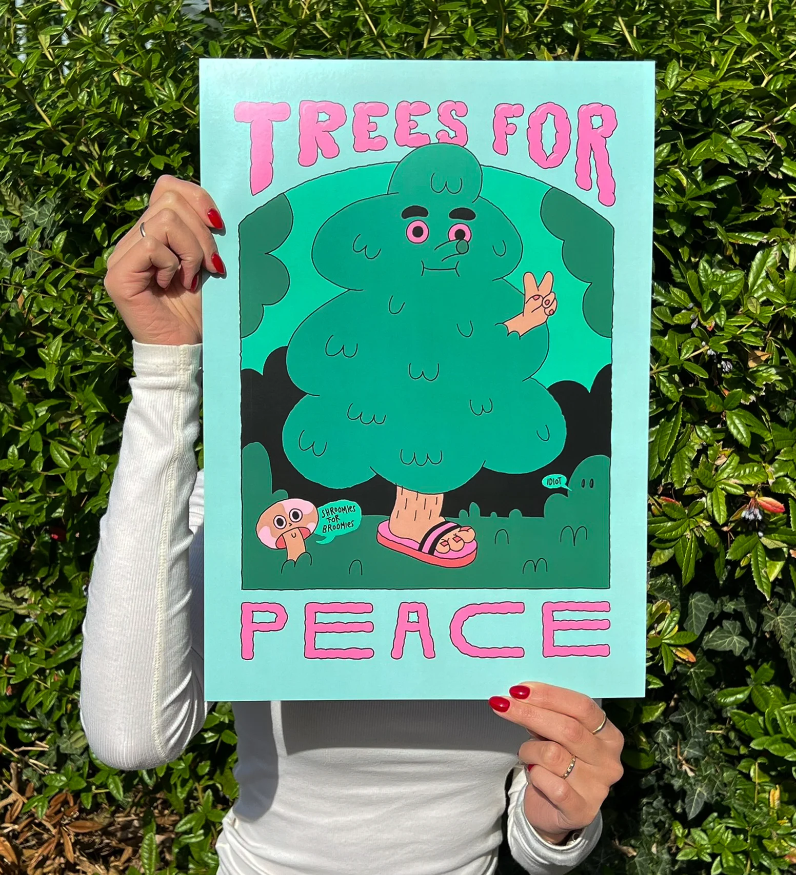 Bunte Poster, die Leben Einhauchen