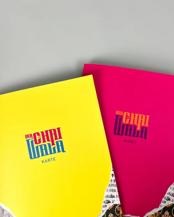 Lebendige Menükarte für jeden Tisch