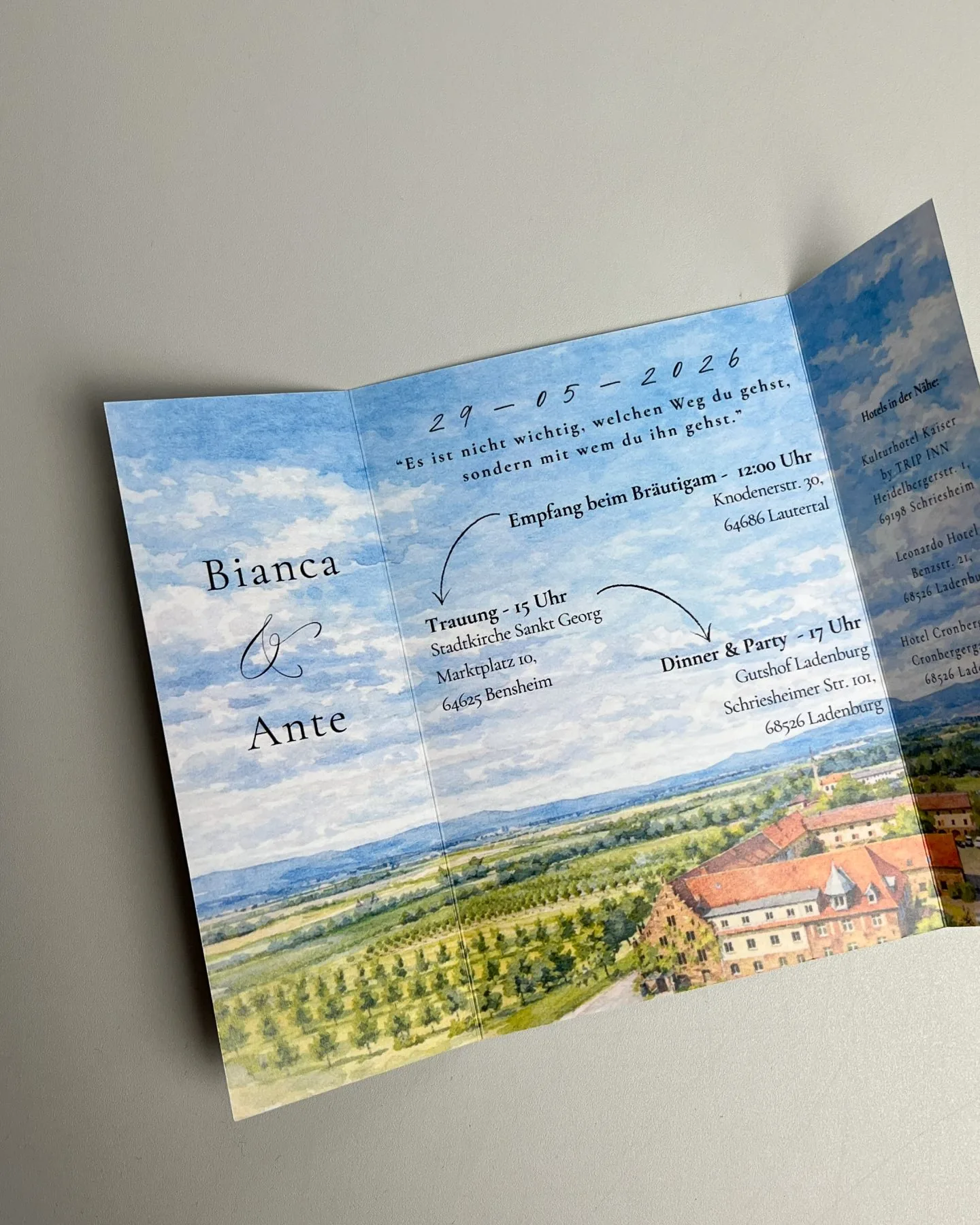 Einzigartige Handgeschneiderte Hochzeitskarten