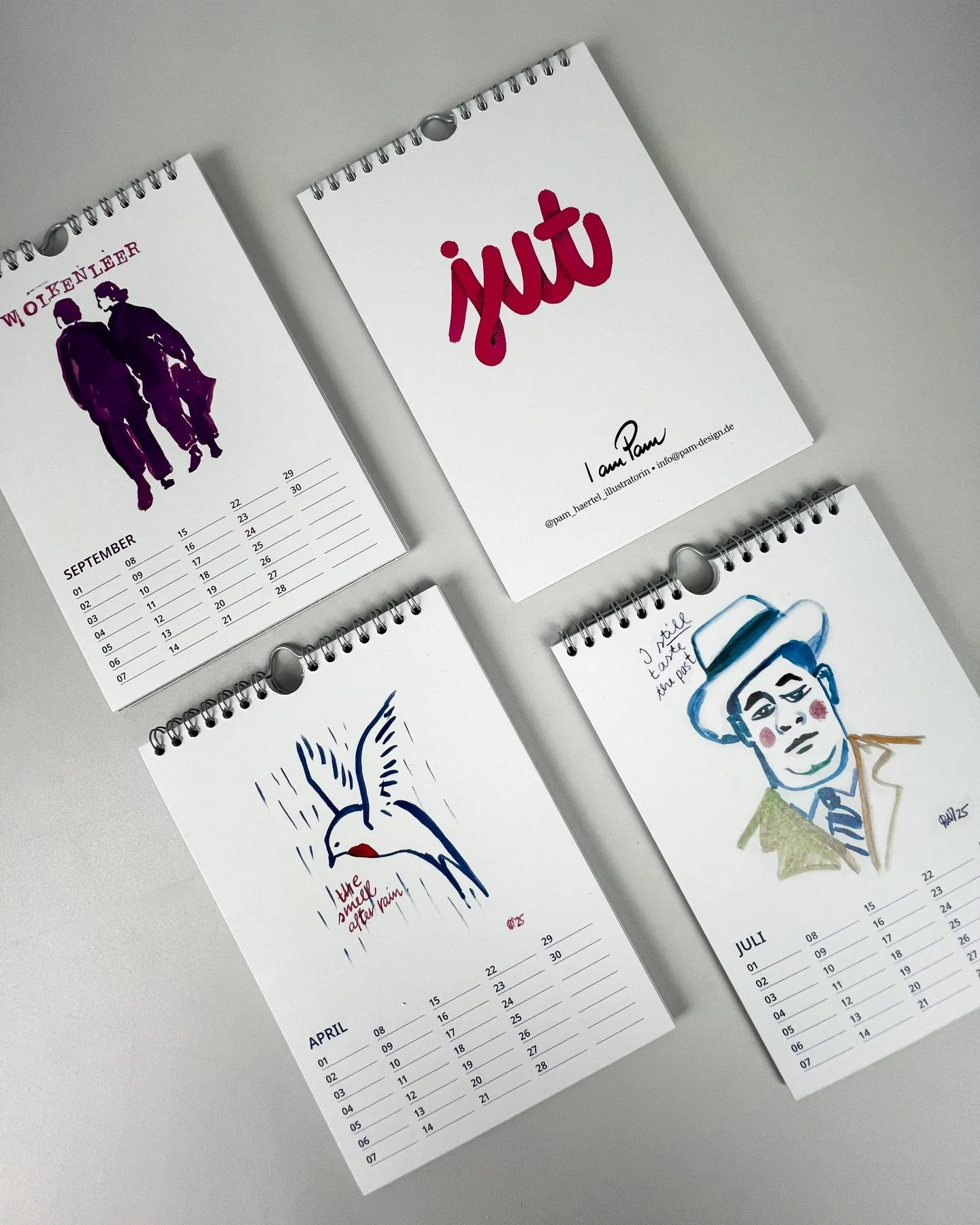Kunstvolle Kalender für jeden Moment